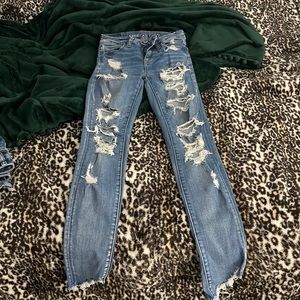 Medium wash, American Eagle jeans